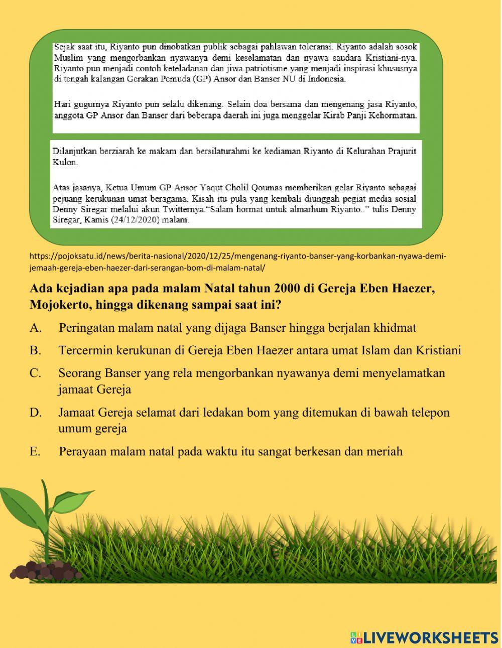 Toleransi Sebagai Alat Pemersatu Bangsa