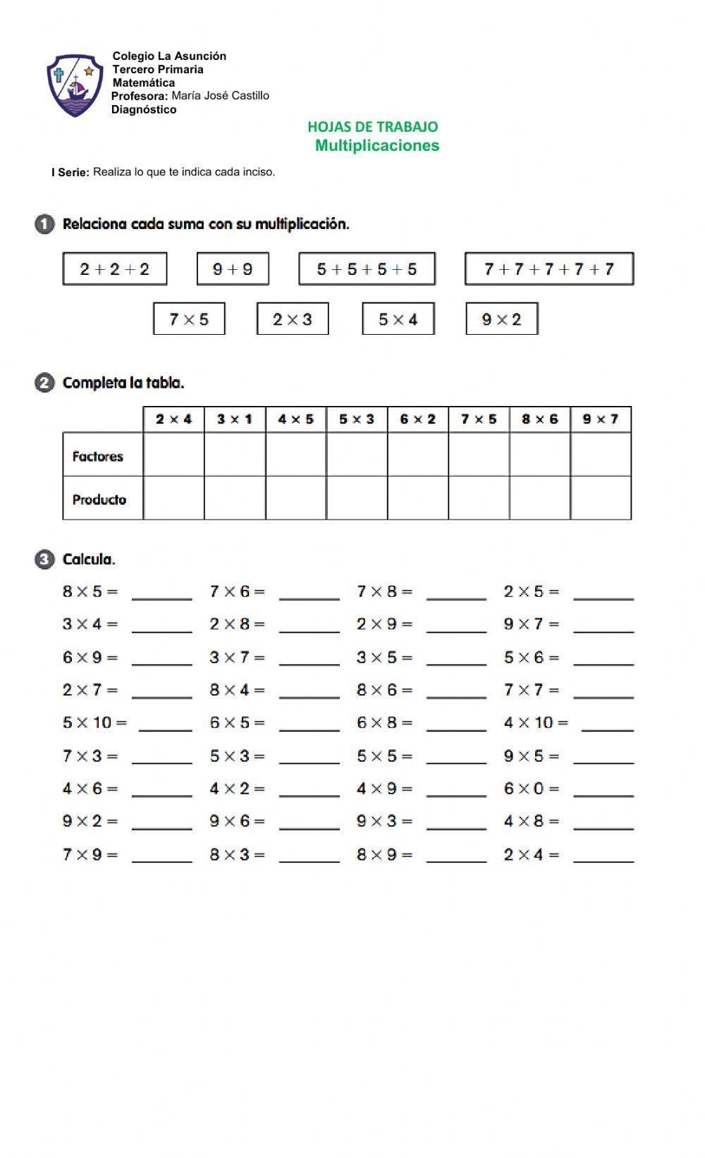 Multiplicaciones