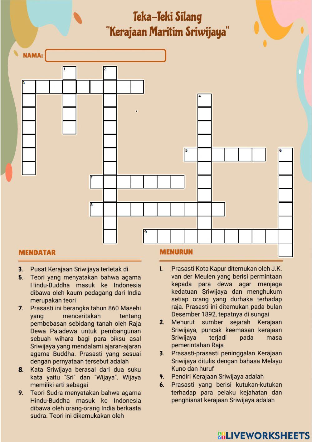 Kerajaan Maritim Sriwijaya