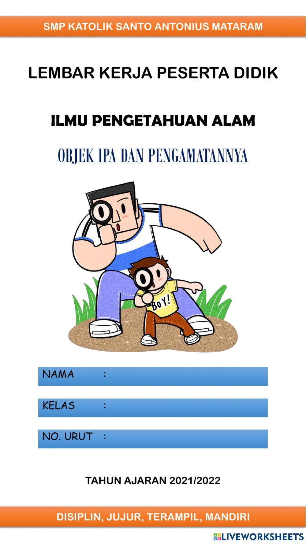 Objek IPA dan Pengamatannya