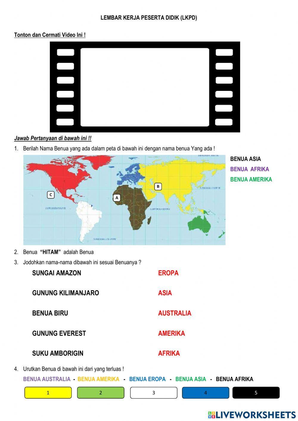 Lembar Kerja Peserta Didik IPS Kelas IX
