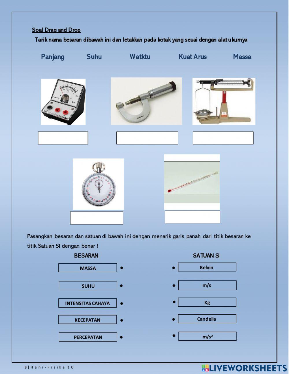 Besaran dan Pengukuran