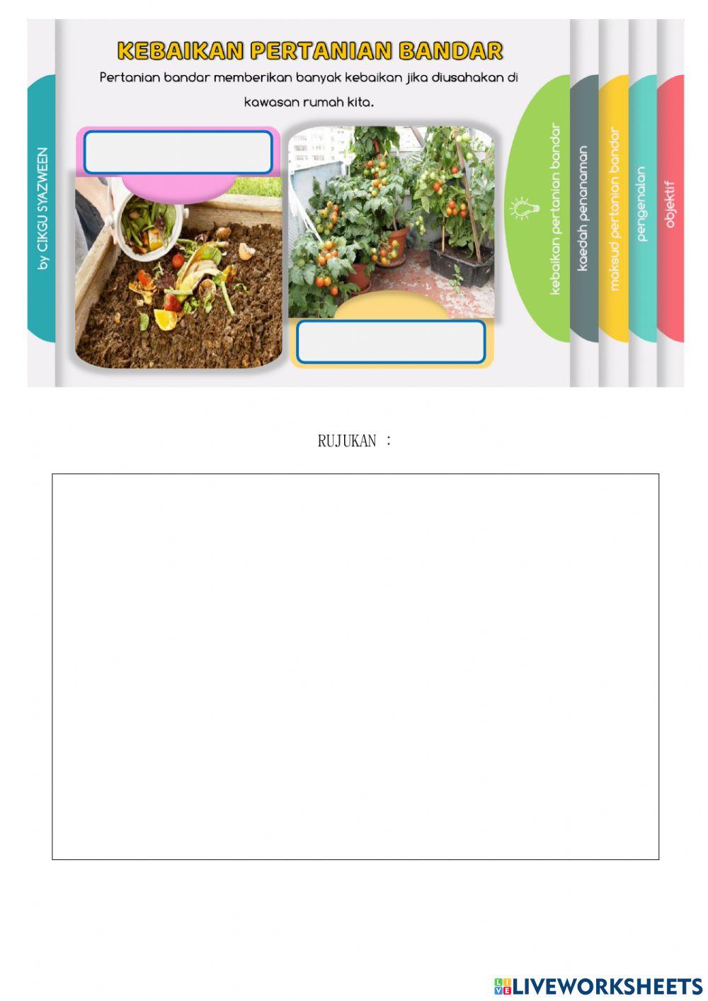 Maksud dan kebaikan pertanian bandar