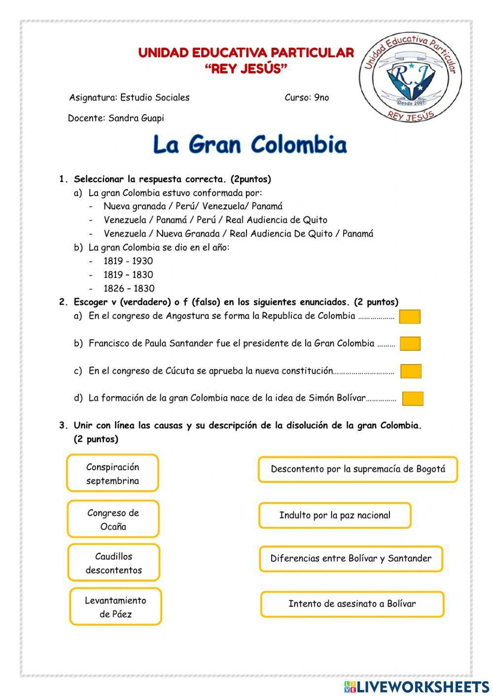 La Gran Colombia