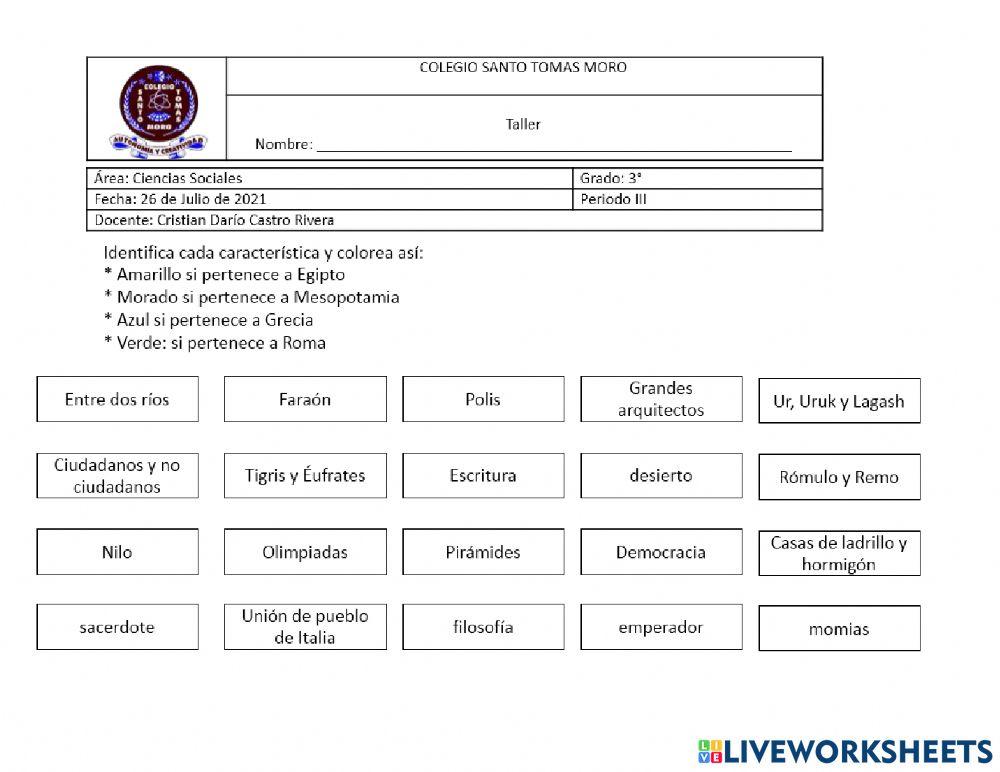 Civilizaciones antiguas