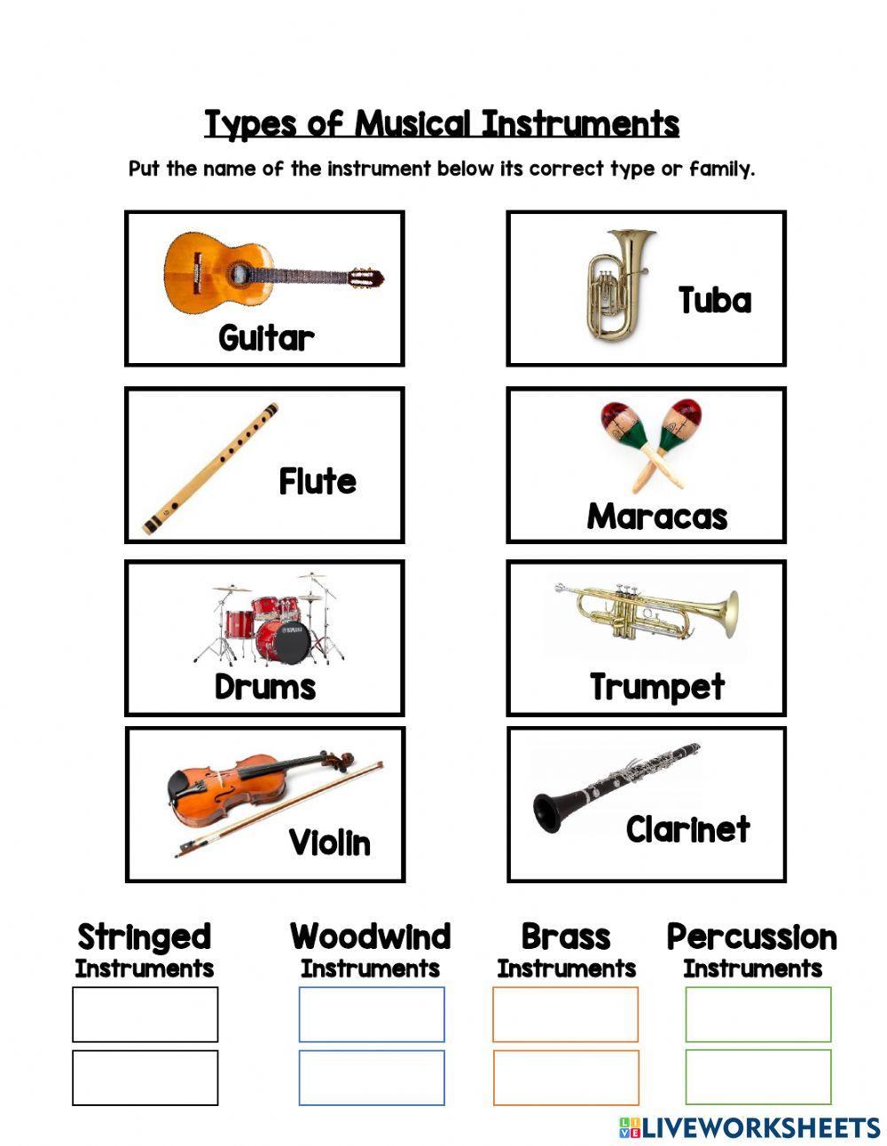 Types of Musical Instruments