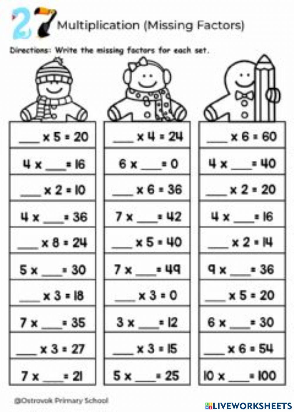 Multiplication yr 2