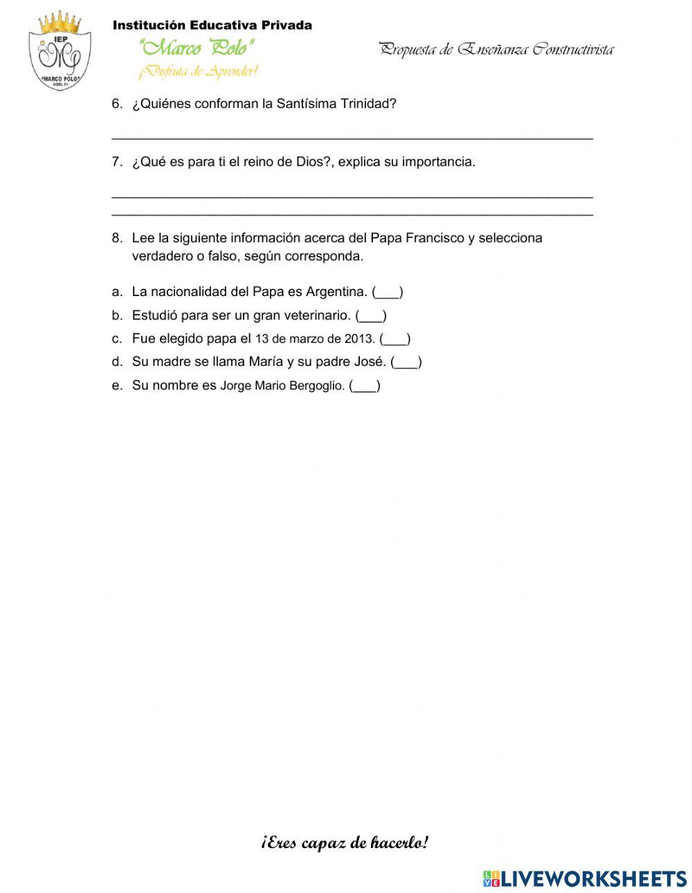 Prueba Diagnostica Matemática
