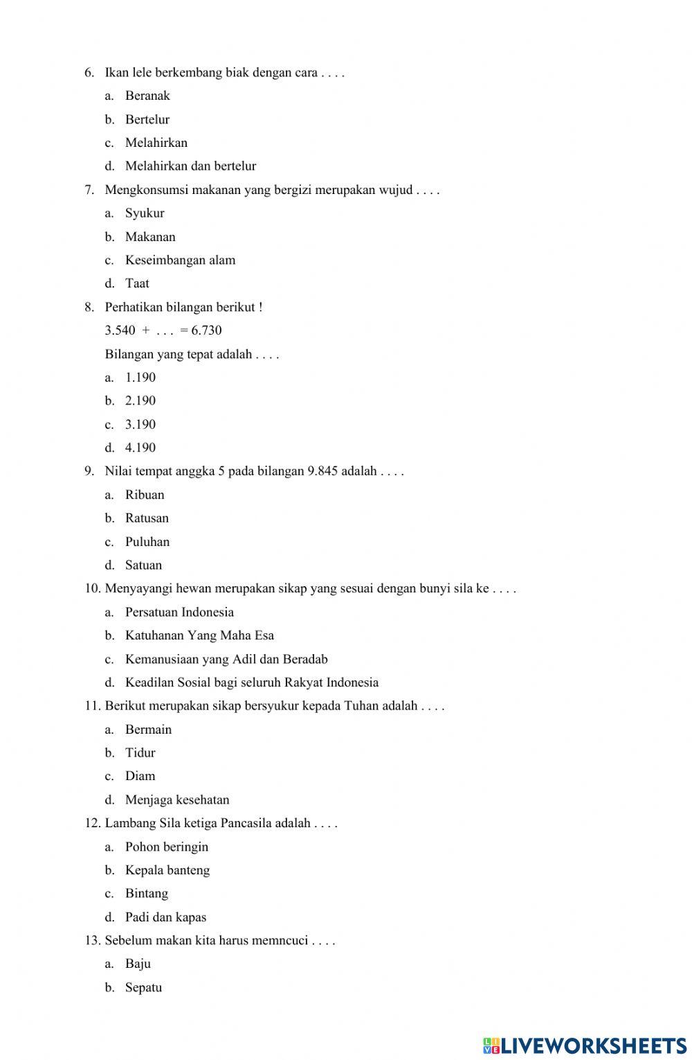 Pertumbuhan dan Perkembangan Mahluk Hidup