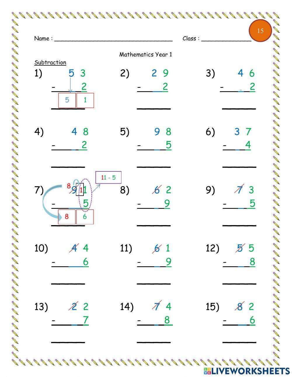Subtraction Subtraction