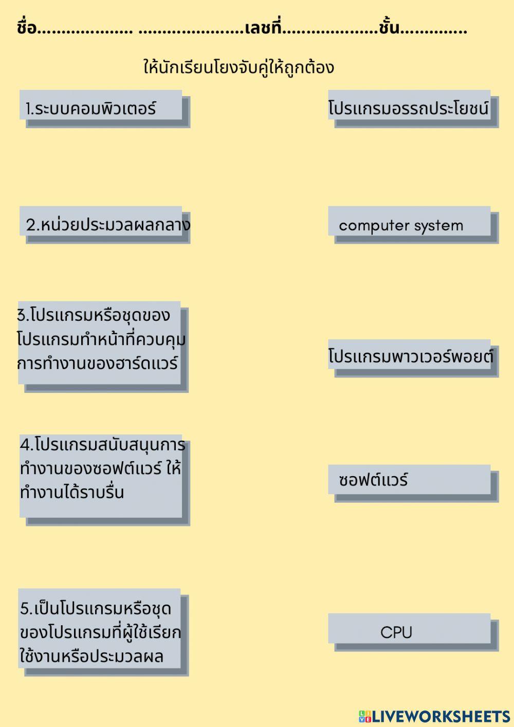 วิทยาการคำนวณ