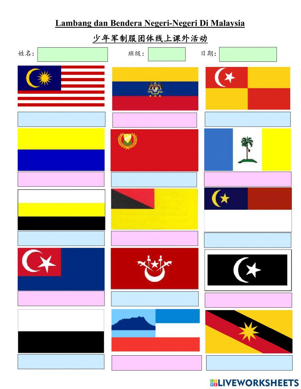 Lambang dan Bendera Negeri-Negeri Di Malaysia