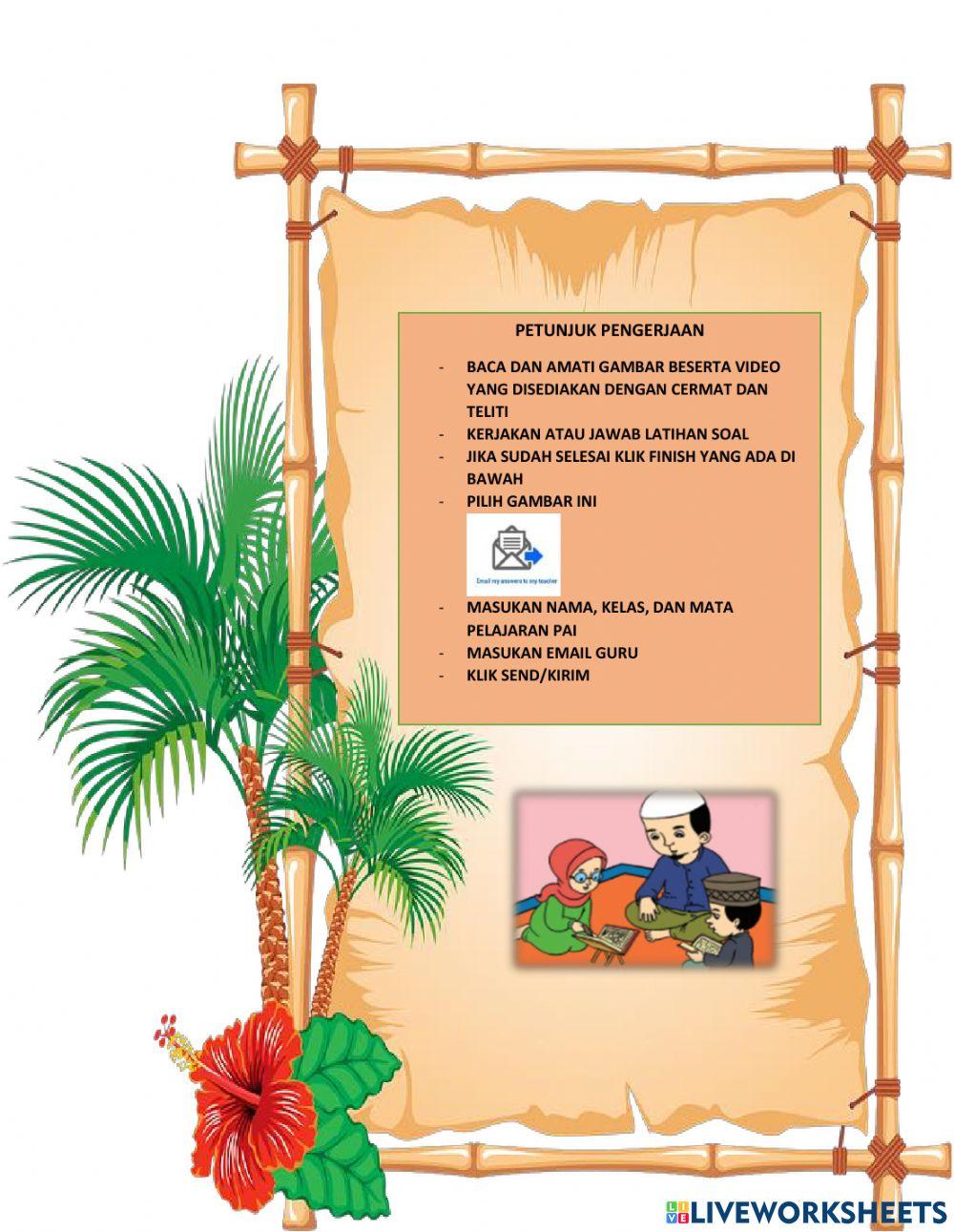 Nabi muhammad saw. teladanku