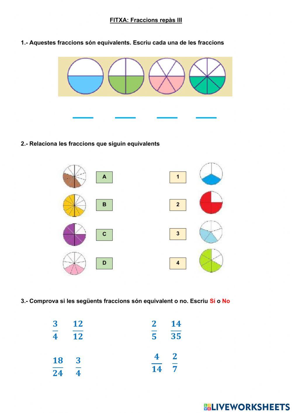 Repàs fraccions III