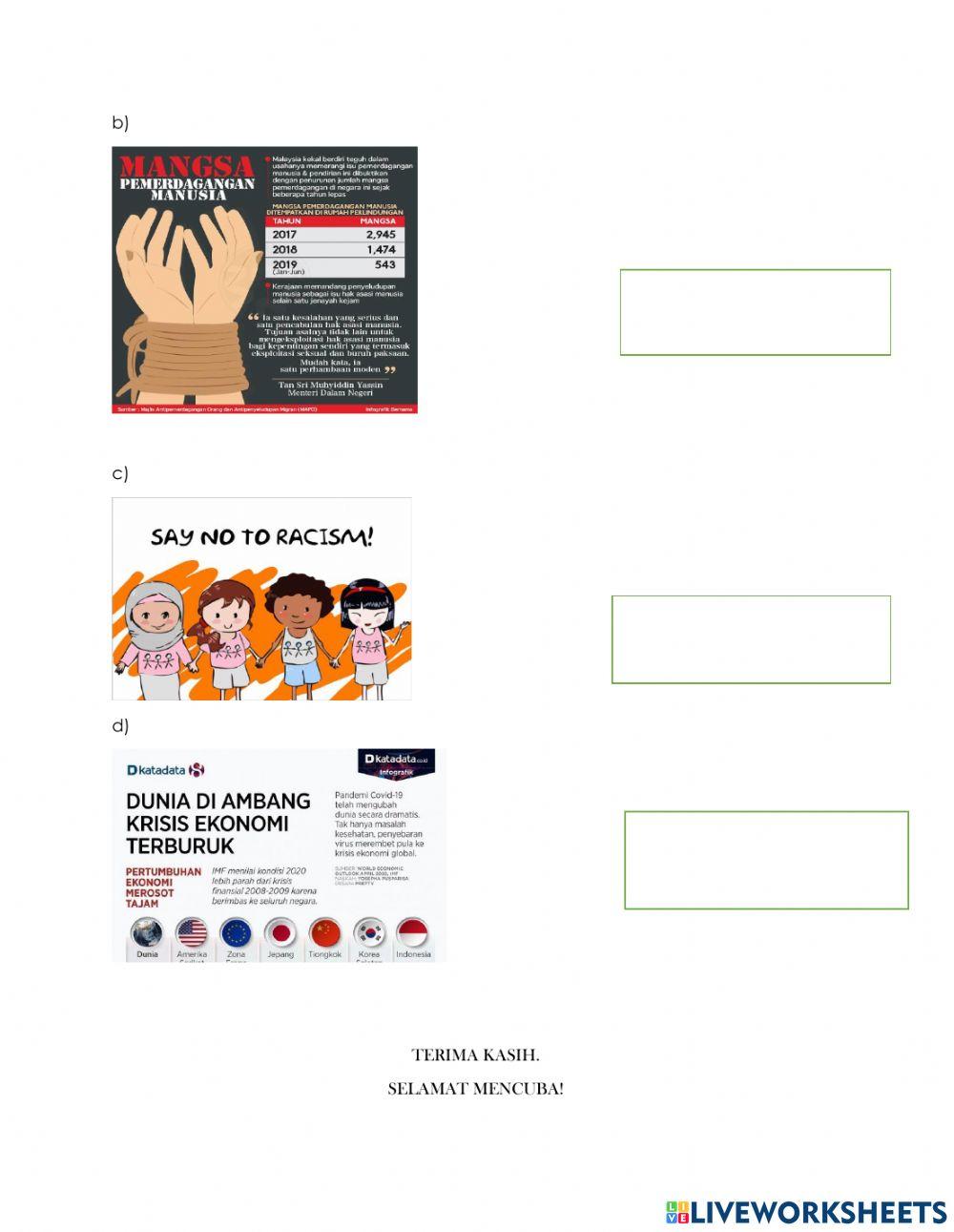 Latihan pengukuhan pendidikan moral tingkatan 5