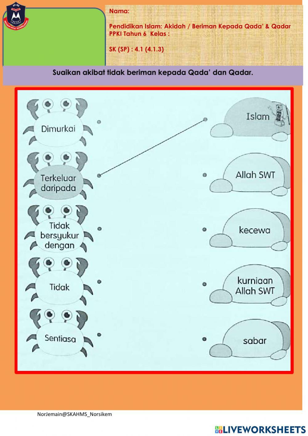 M27 beriman kpd qada & qadar (4.1.3) ppki thn 6