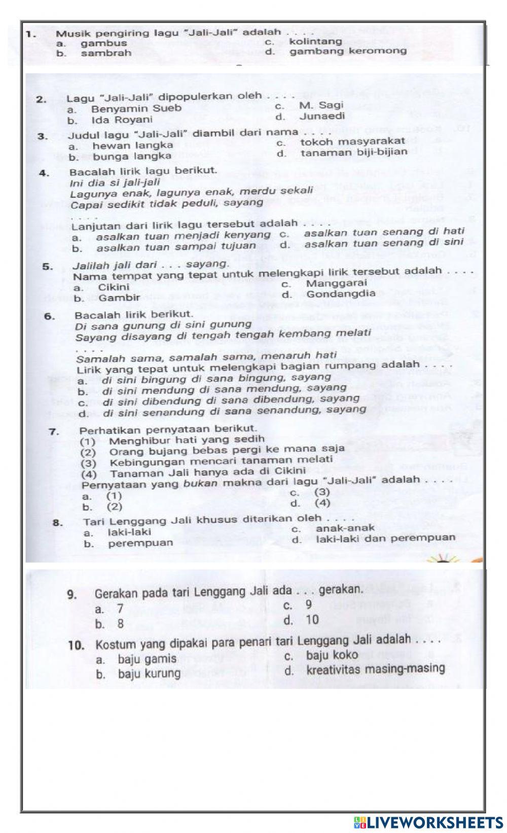 Plbj bab 1 jali-jali