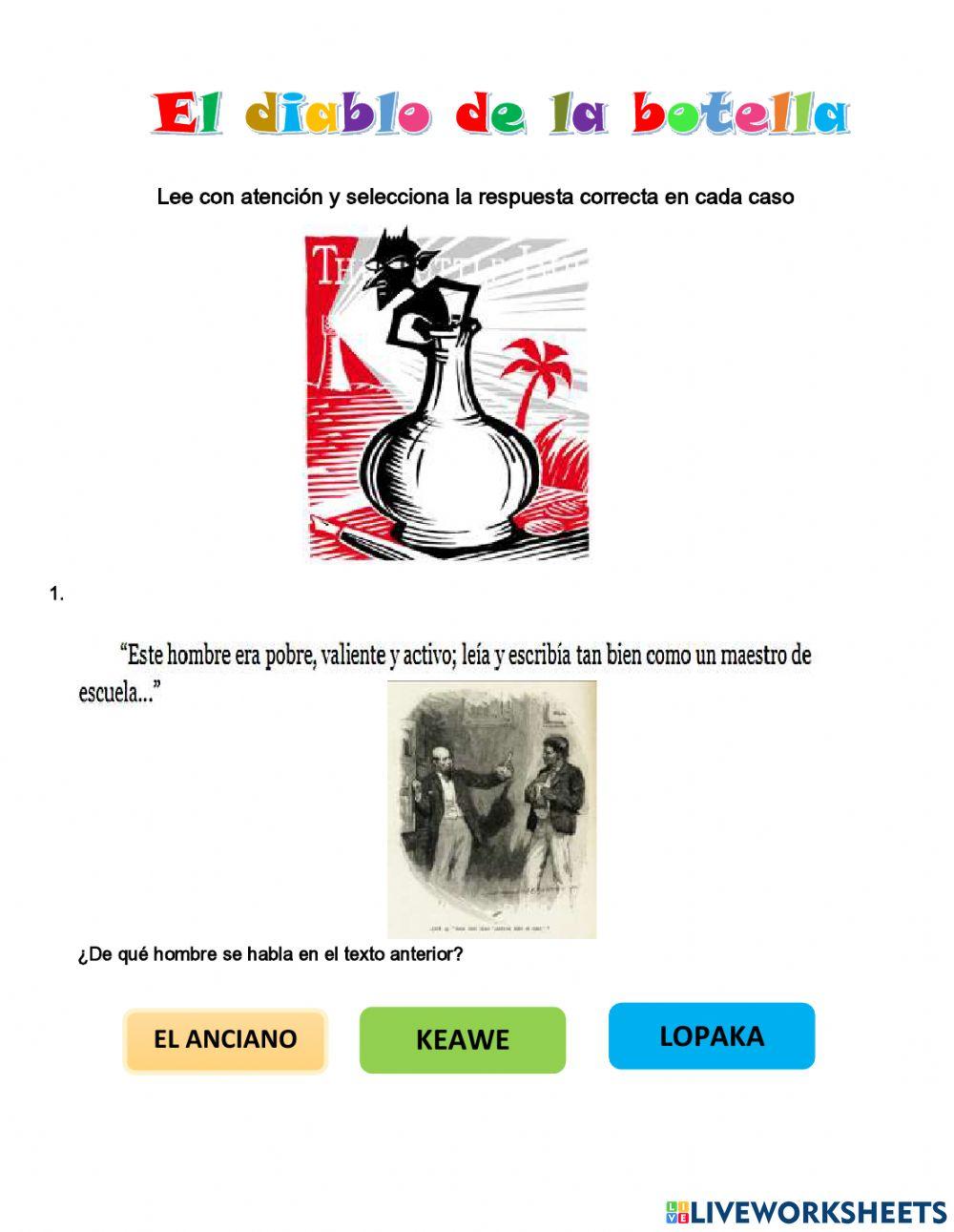 El diablo de la botella