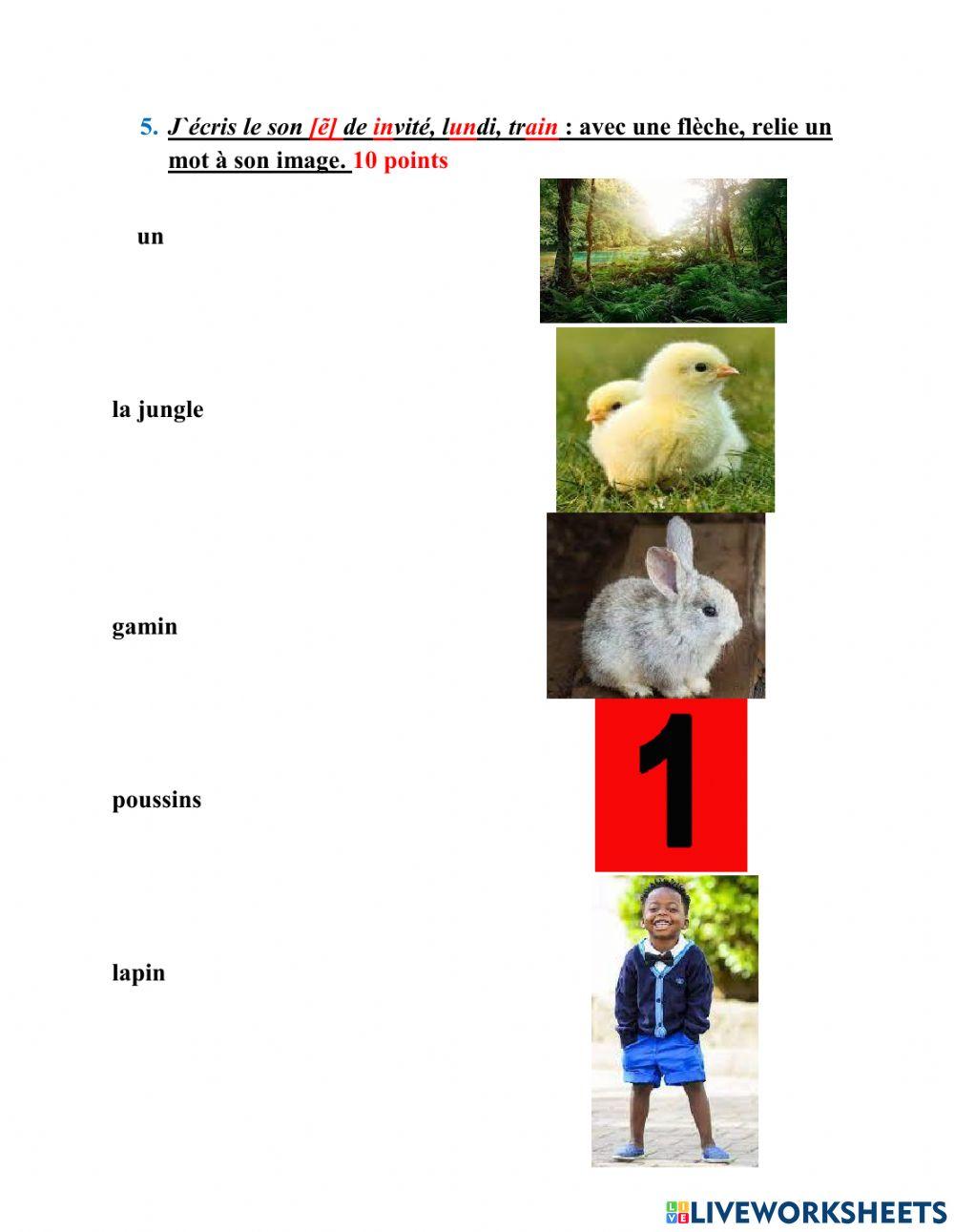 French work for Grade Two