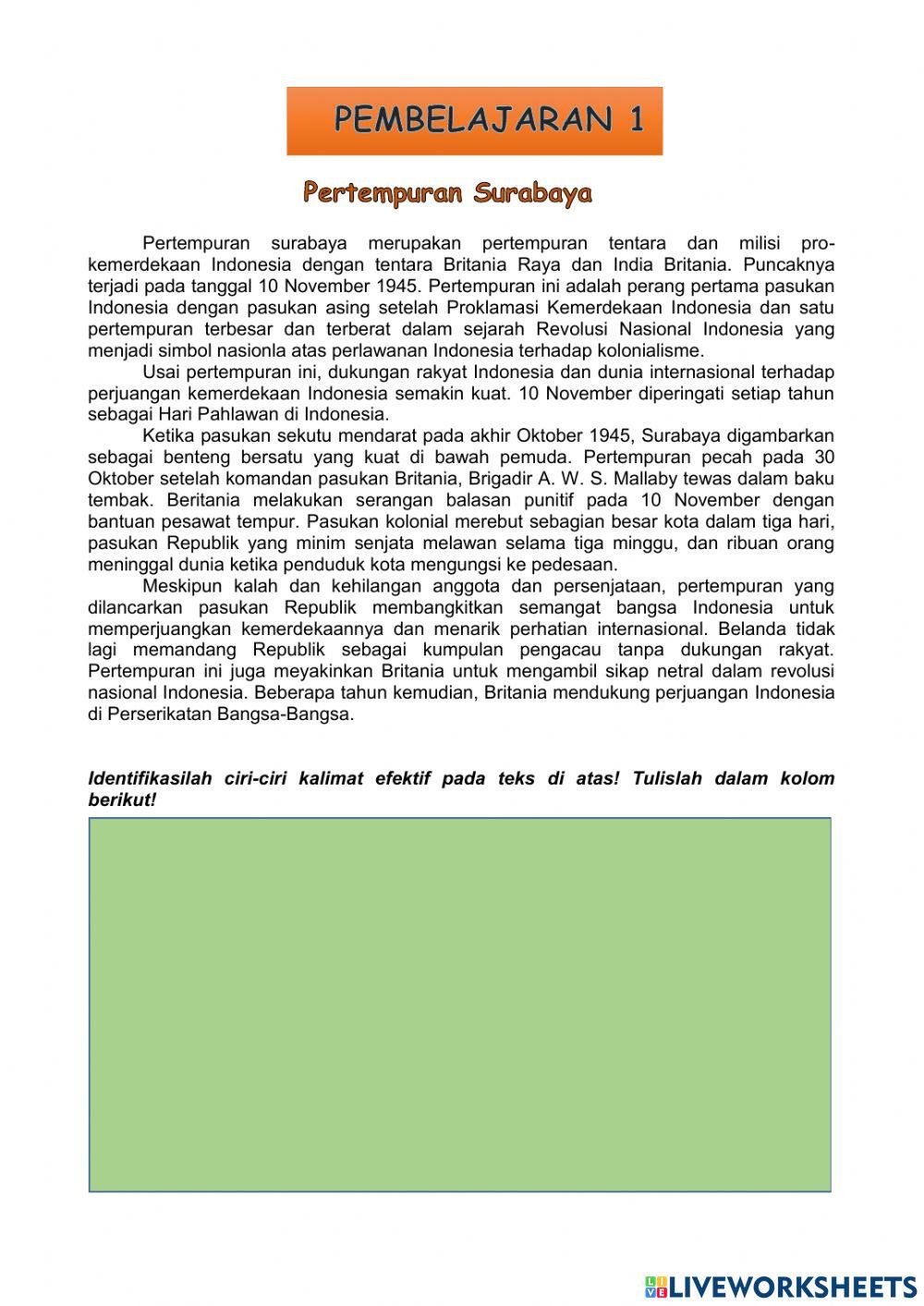 LKPD Kls 6 Tema 2 Sub 1 Pb 1