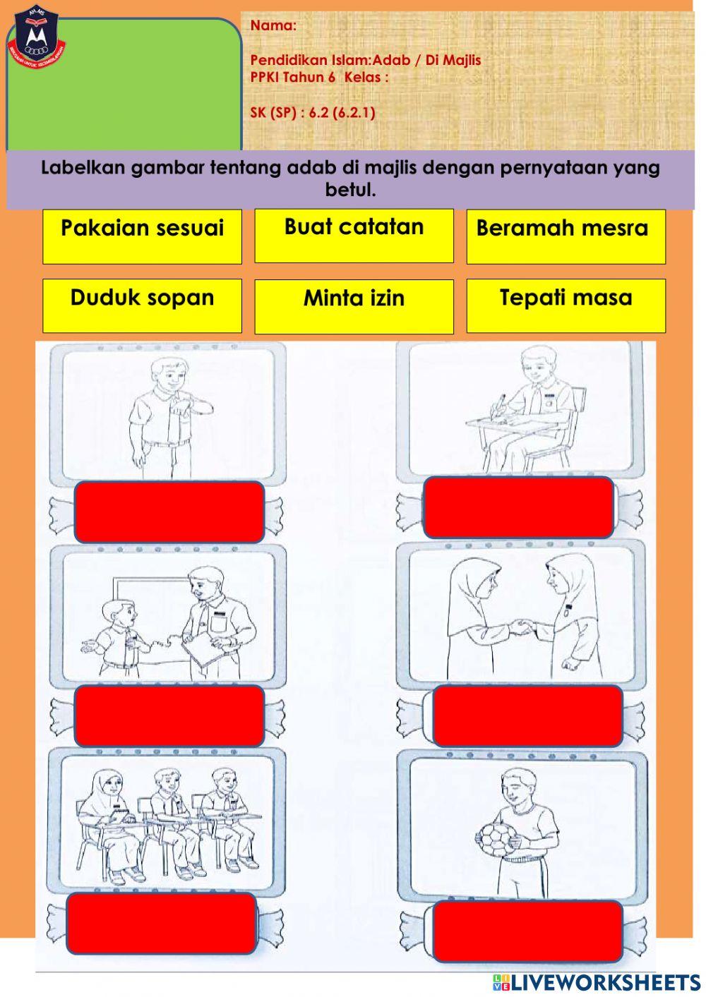 M29 adab di majlis ( 6.2.1)  ppki thn 6