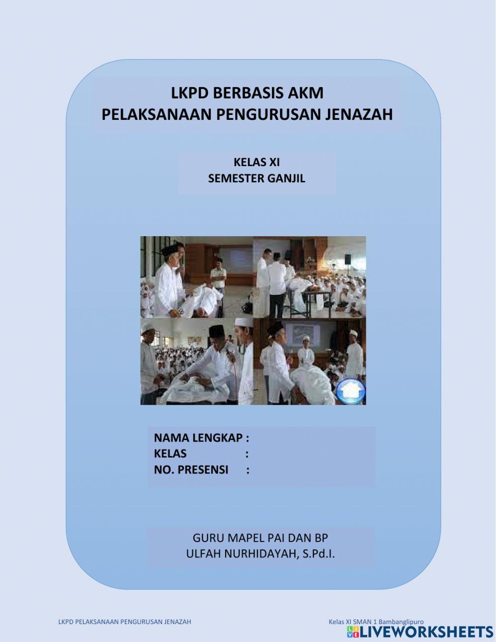 Pelaksanaan pengurusan jenazah