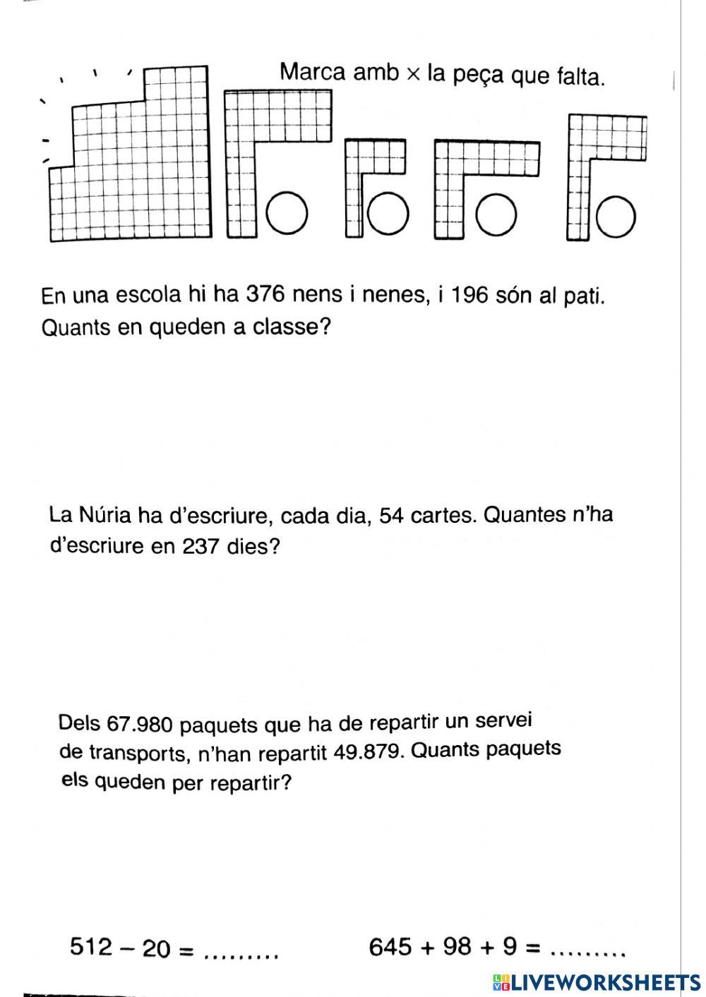 Repàs problemes 11 Repàs problemes 11