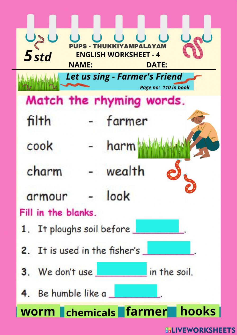 English - Farmer's friend