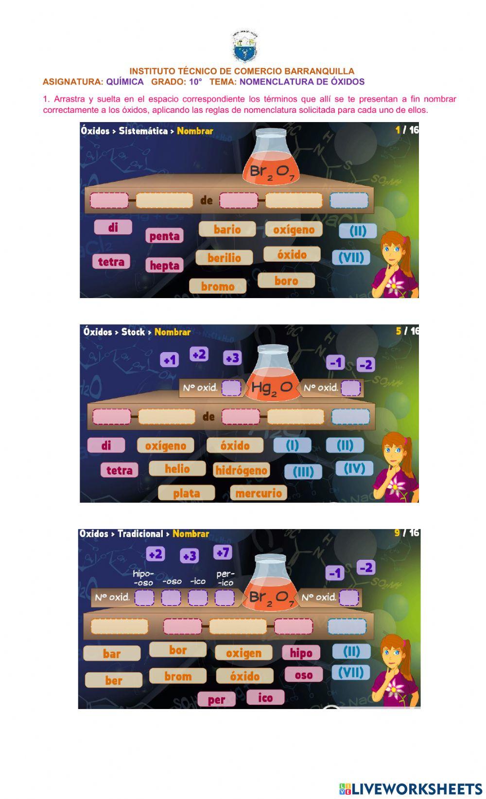 Nomenclatura de Química Inorgánica