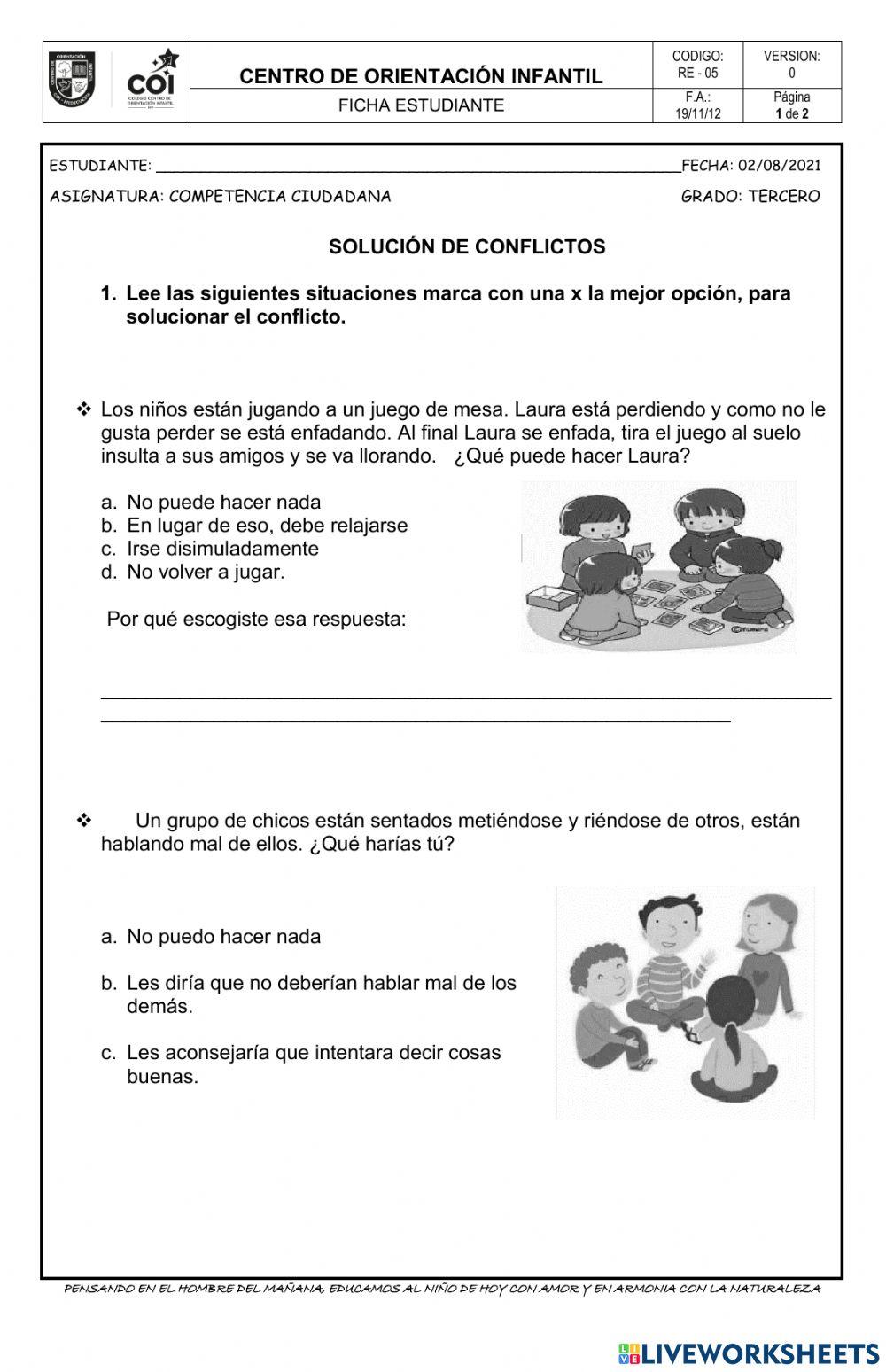 Guia solucion de conflictos