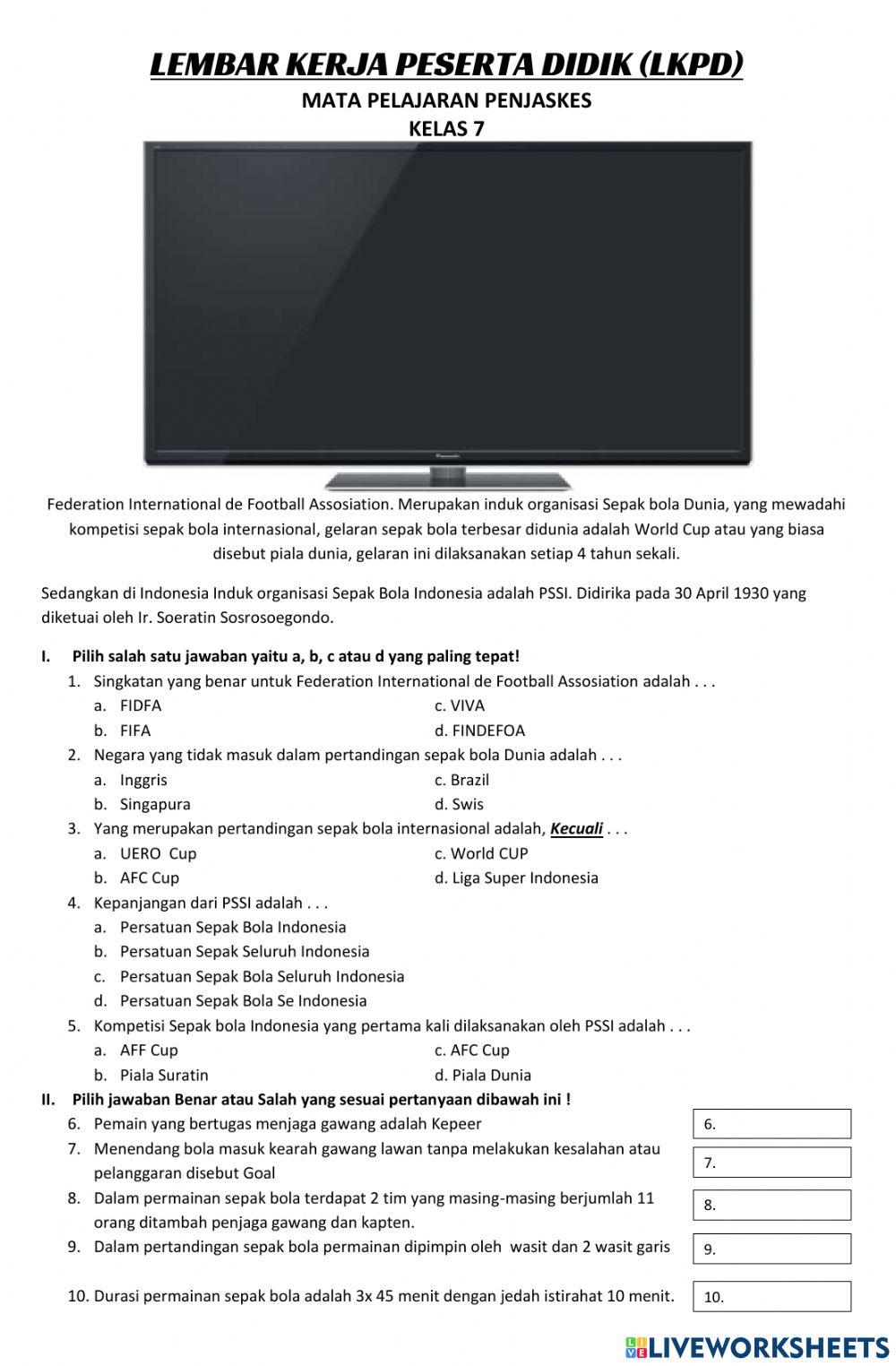 LKPD PJOK 7 bab 1