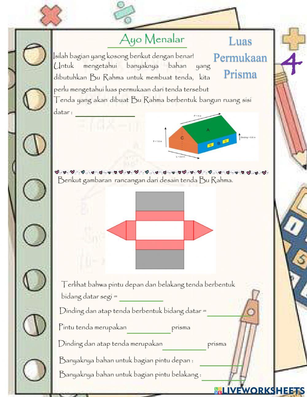 Bangun Ruang Sisi Datar-Prisma