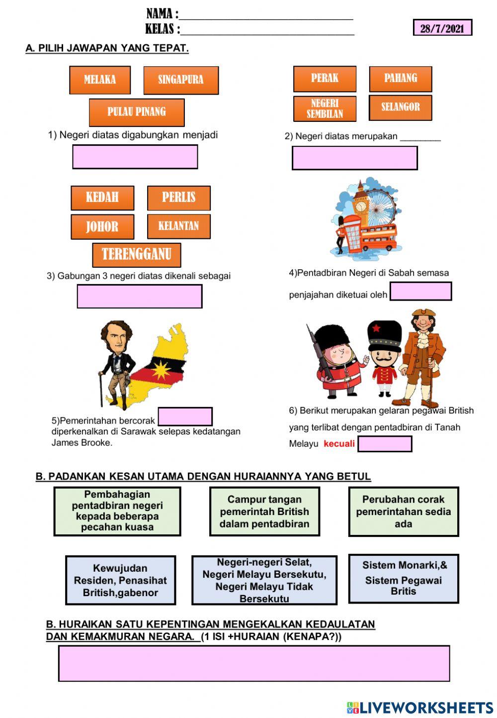 Kesan penjajahan terhadap pentadbiran