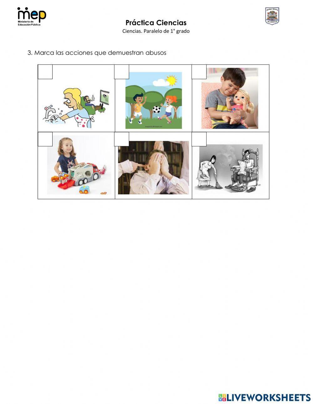 Práctica tipos de abusos
