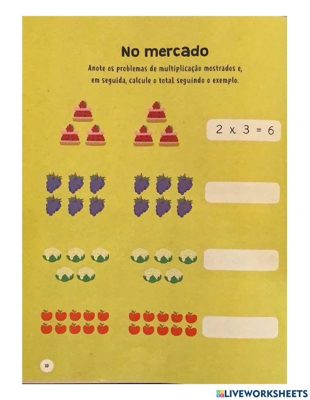 Multiplicação com figuras