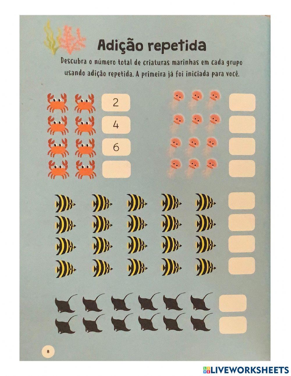 Multiplicação com figuras