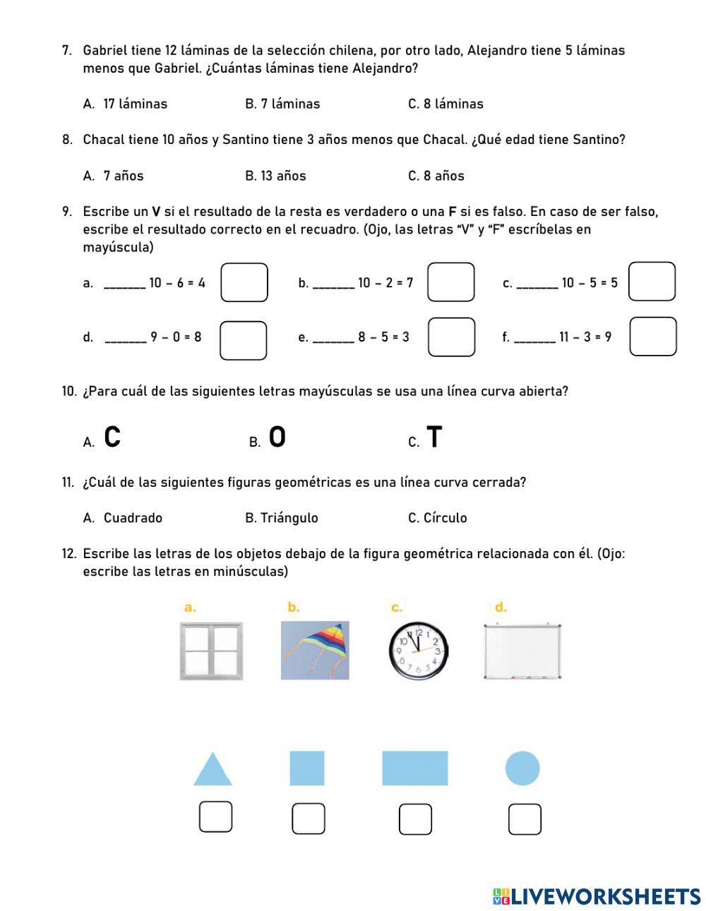 Evaluación final 5°época