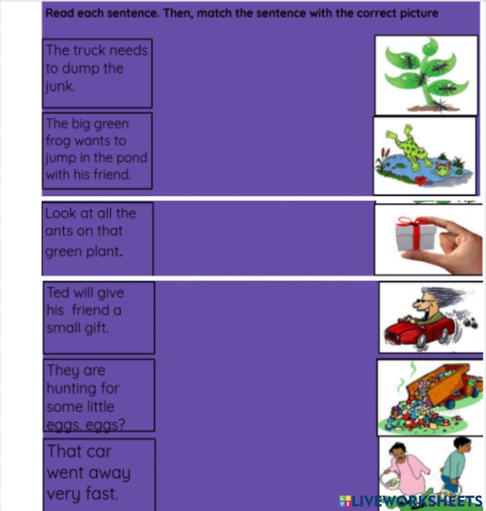 End Blend Sentences Part 1