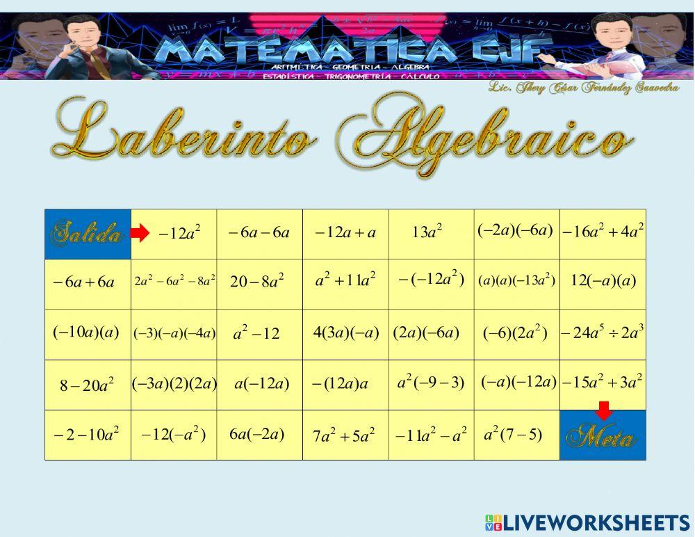 Laberinto Algebraico