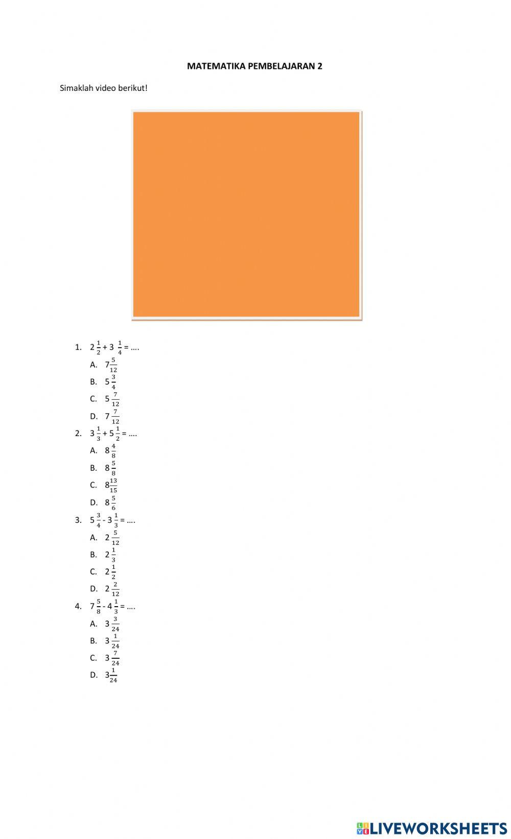 Matematika P 3 Matematika P 3