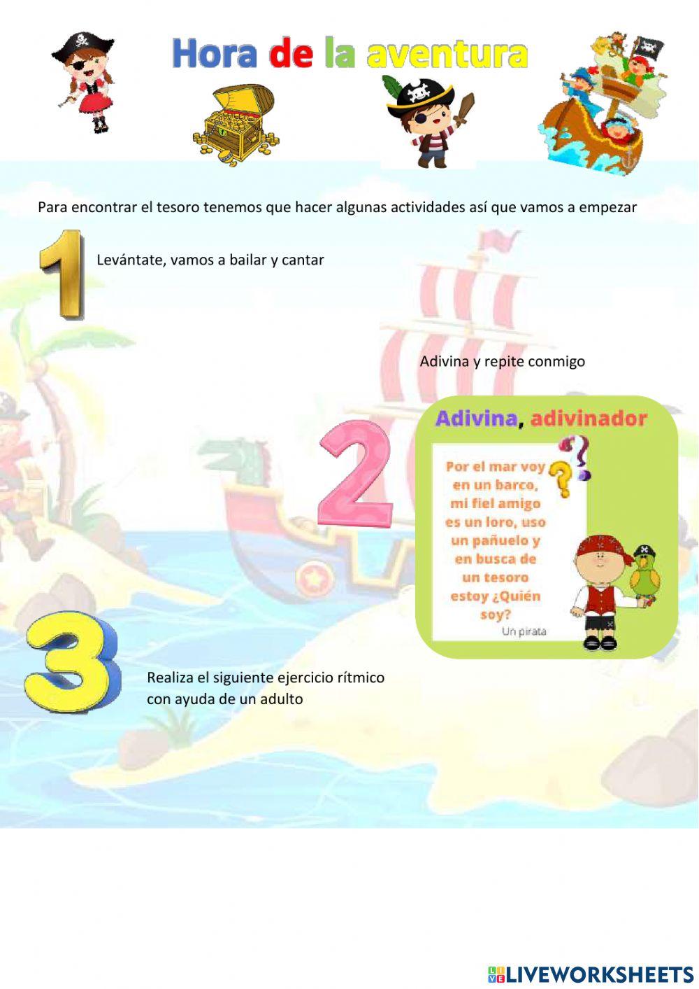 Hora de la aventura worksheet Live Worksheets