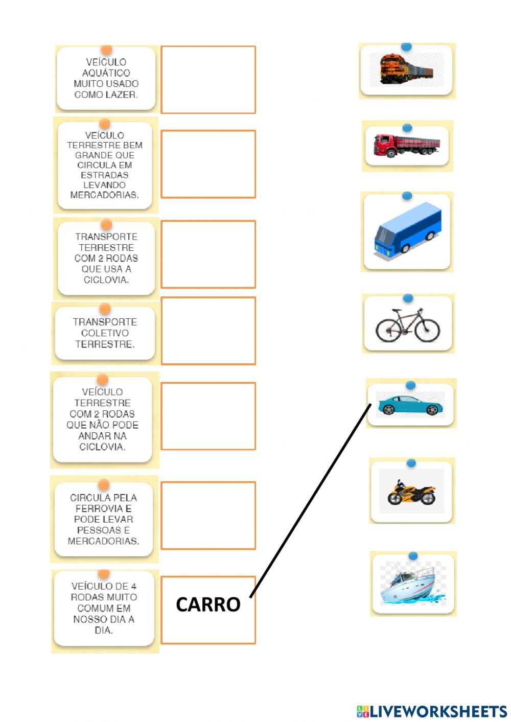 Meios de transportes