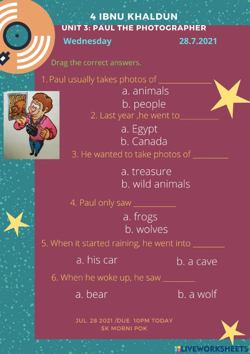 Paul the photographer