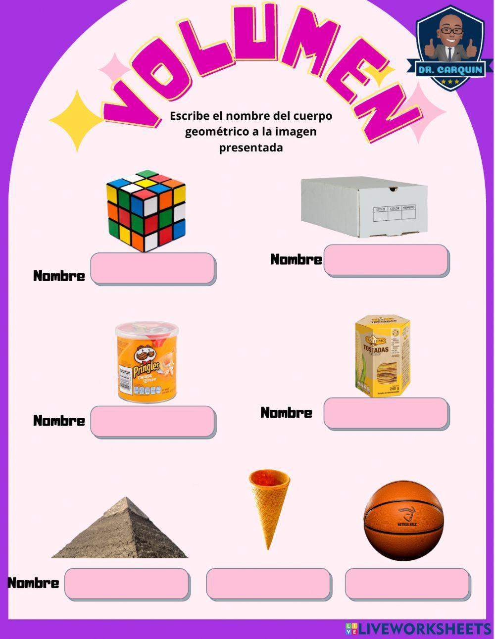 Volumen cuerpos geomtericos