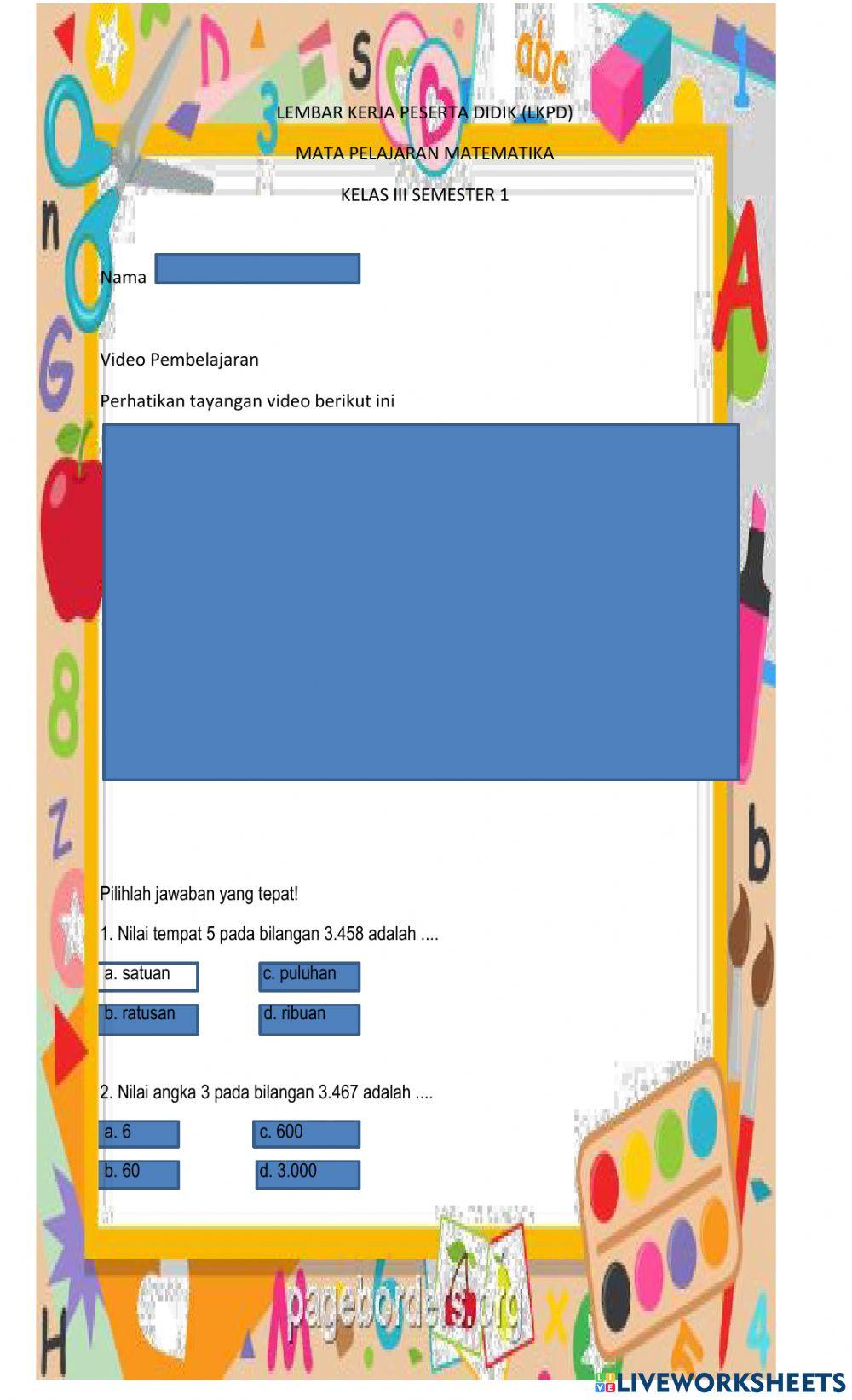 Pengurangan dan penjumlahan Matematika