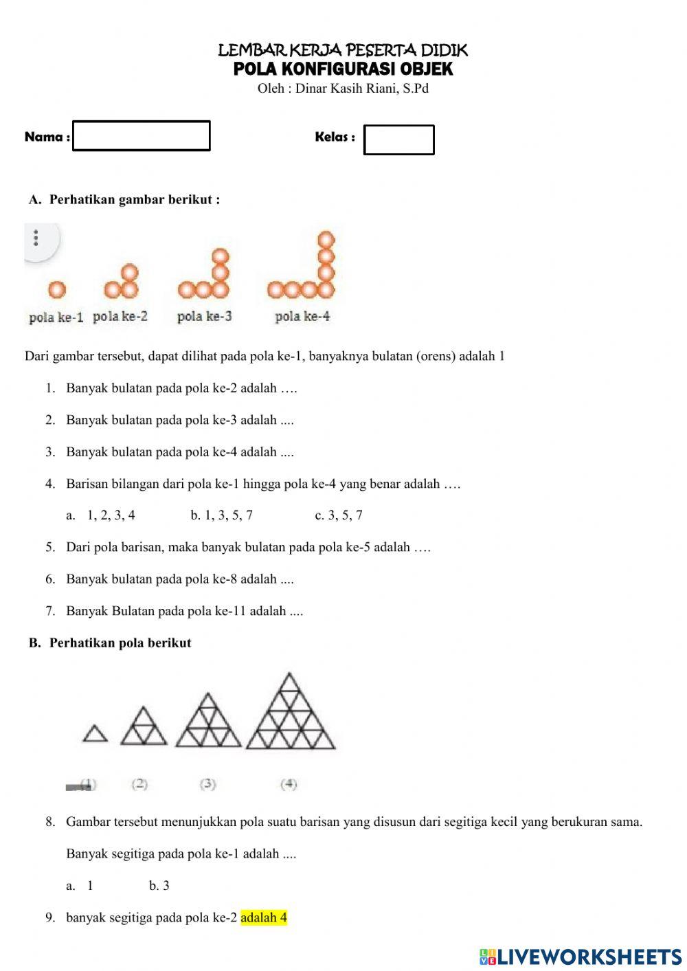 Pola Konfigurasi Objek