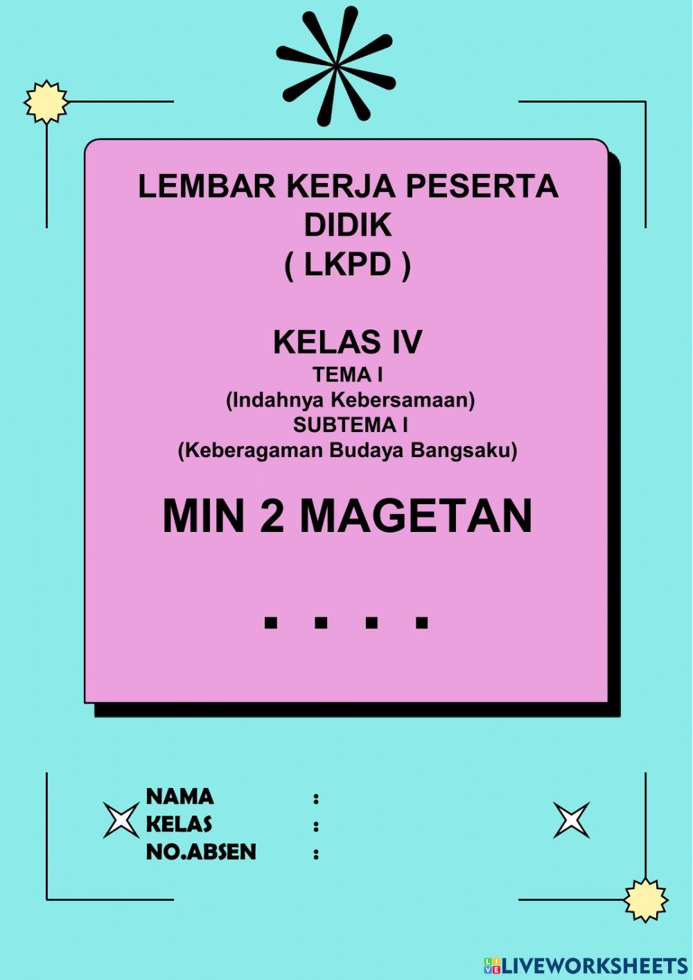 Tema 1 Indahnya Kebersamaan