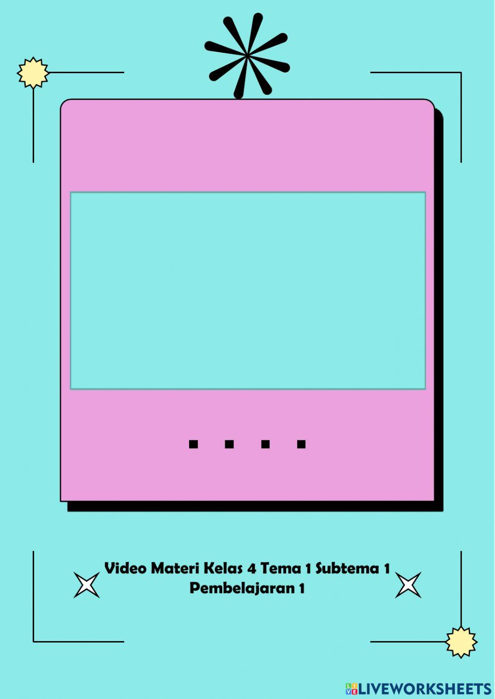 Tema 1 Indahnya Kebersamaan