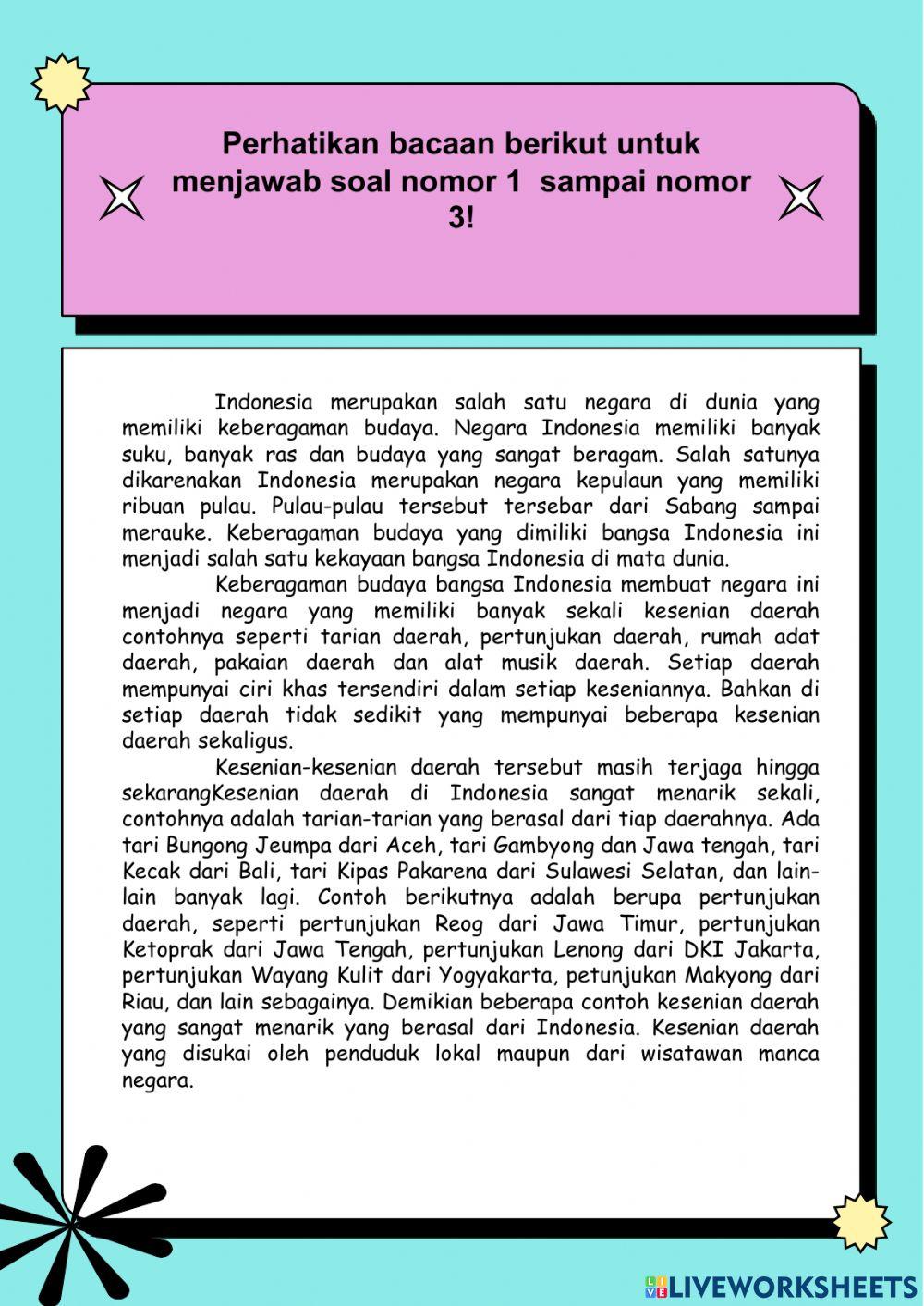 Tema 1 Indahnya Kebersamaan