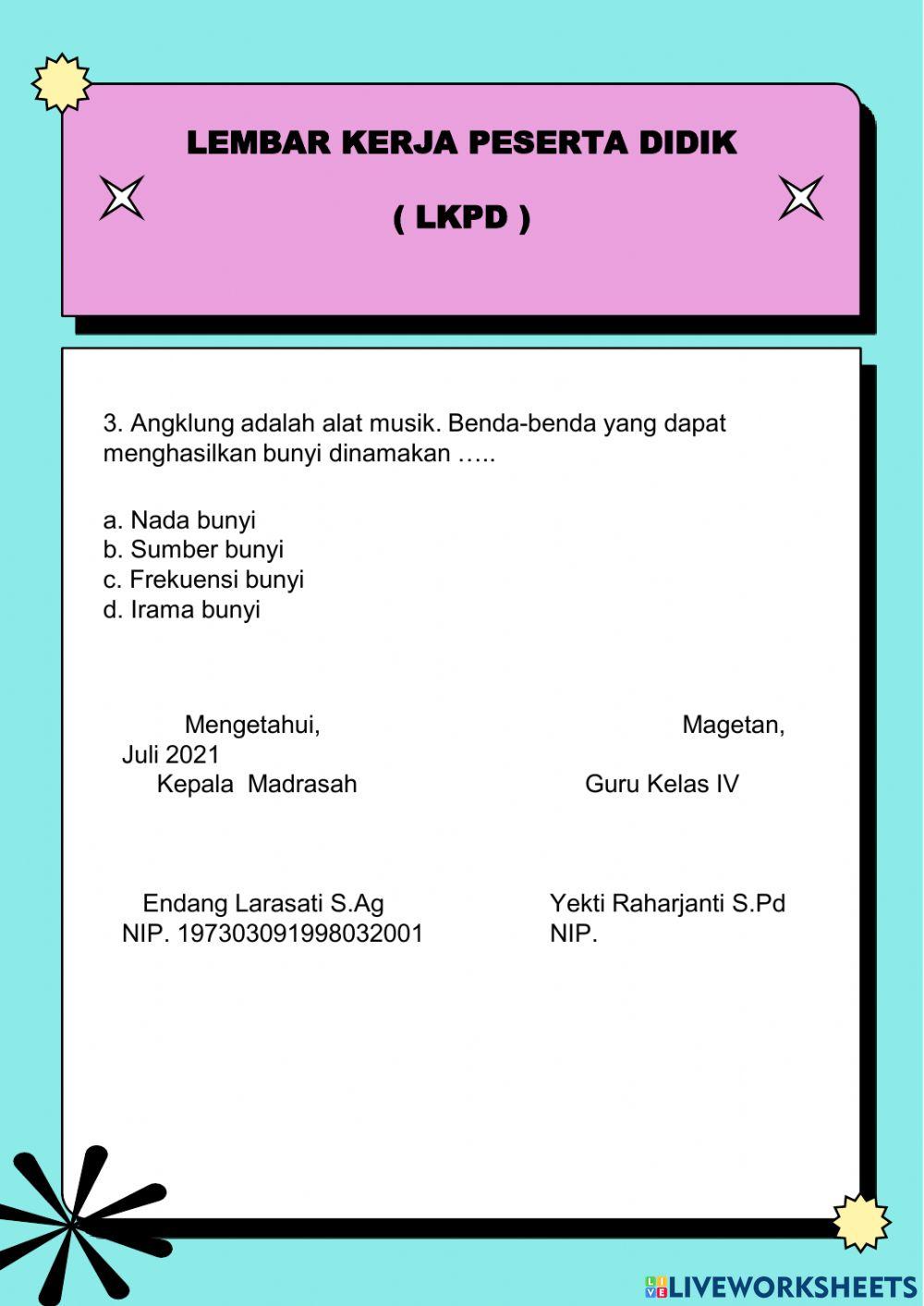 Tema 1 Indahnya Kebersamaan